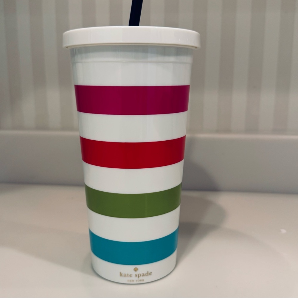 Kate Spade New York Candy Stripe Insulated Tumbler - Picture 8 of 10
